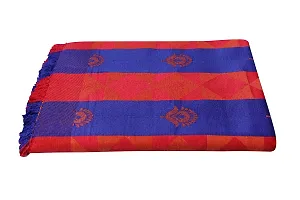 saagar Tex 200 TC Poly Cotton SOLAPUR CHADDAR AC Comforter Blanket (kajal/Size: 60"" x 90""/Double Bed Size/Color:Red)-thumb1