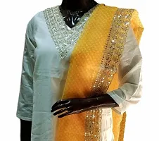 Elegant Embroidered Salwar Suit Set (WHITE)-thumb1