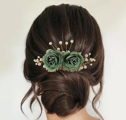 WOMENS HAIR BROOCH COMB