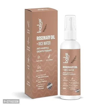 Rosemary Oil Hair Growth Serum Spray with Rice Water And Methi Dana For Keratin Treated And Bleached Hair Reduce Hairfall