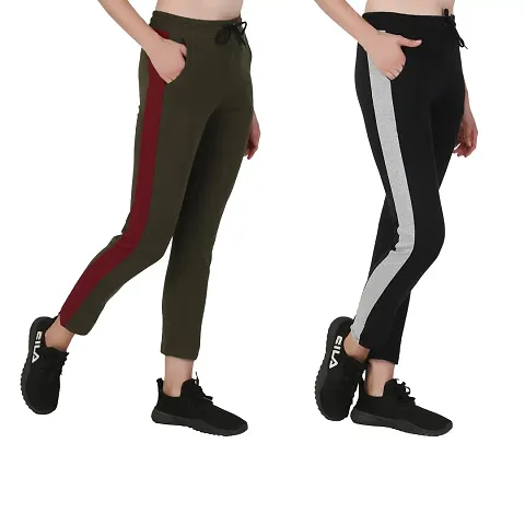 ZUNAIRA Women Trackpants Combo 2