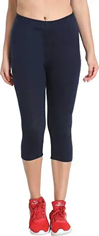 Zunaira Capris for Womens/Girls 3/4 Leggings for Women Capri of Women Combo of 3-thumb3