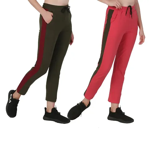 ZUNAIRA Women Trackpants Combo 2