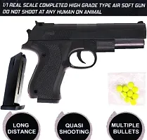 Toy Gun Pistol for Kids with 8 Round Reload and 6 mm Plastic BB Bullets.-thumb3