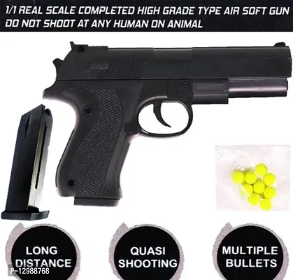 Toy Gun Pistol for Kids with 8 Round Reload and 6 mm Plastic BB Bullets.-thumb4