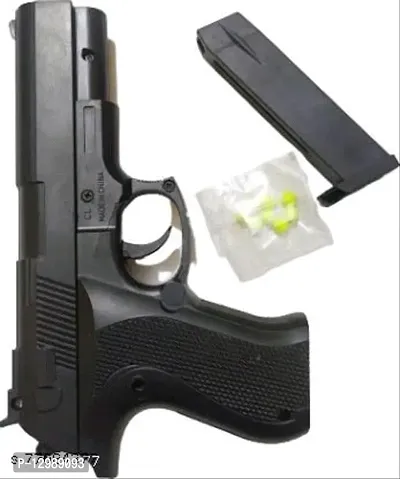 Toy Gun Pistol for Kids with 8 Round Reload and 6 mm Plastic BB Bullets.