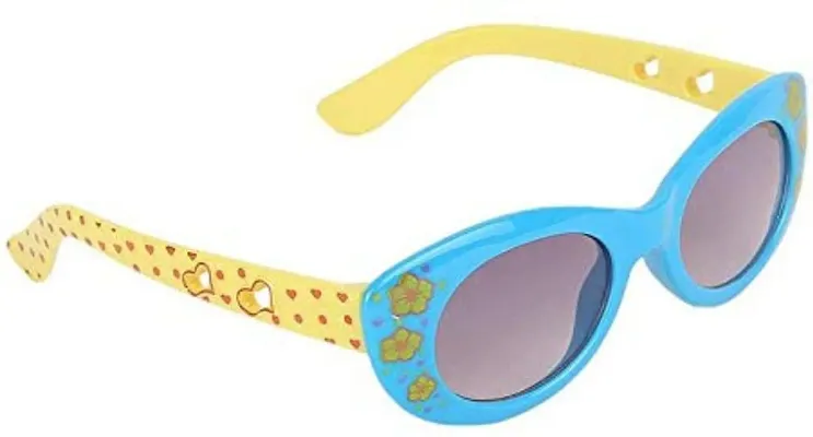 UV Protected Kids baby Boys Girls Sunglasses googles with free Hard Plastic Case for Age 3 to 12