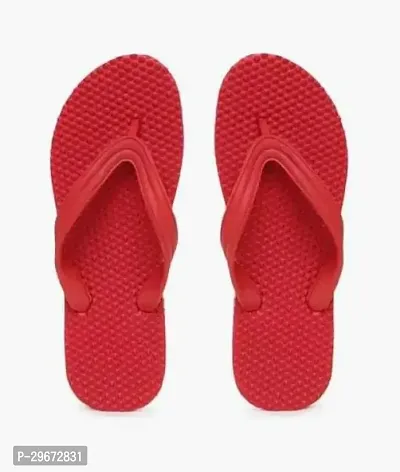 Elegant Rubber Self Design Flip Flops For Men-thumb0