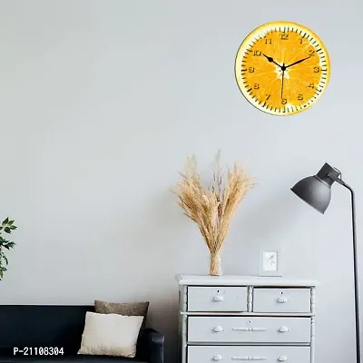 Digital Print on Wood 11x11 Inch Wall Clock for Home and Office - (Without Glass) Y2-thumb2