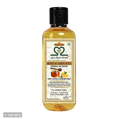 Classic Herbal Ayurvedic Honey and Lemon Juice Shampoo 210 Ml (Pack Of 2)