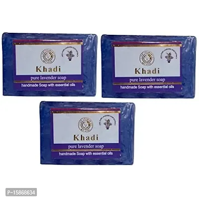 Khadi Lavender Soap 125 Gm (Pack Of 3)