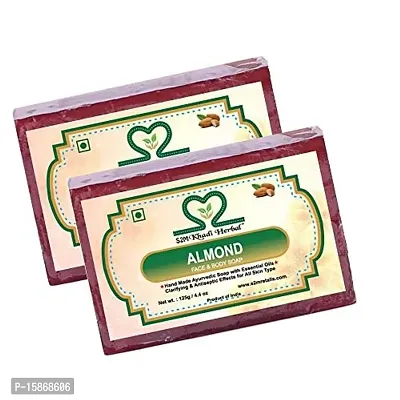 Khadi Almond Soap 125 Gm (Pack Of 2)