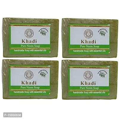 Khadi Neem Soap 125 Gm (Pack Of 4)