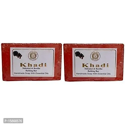 Parvati Gramodyog Khadi Shikakai Soap 125 Gm (Pack Of 2)