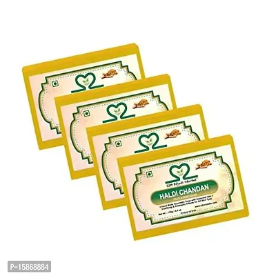 Classic Haldi Chandan Pack Of 4, 125 Gm Each-thumb0