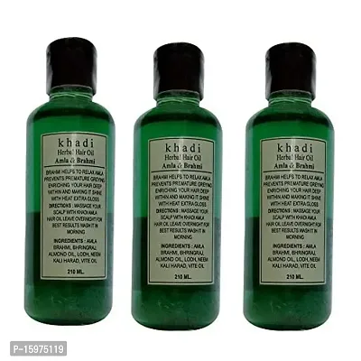 Classic Amla And Brahmi Hair Oil, 210Ml - Pack Of 3