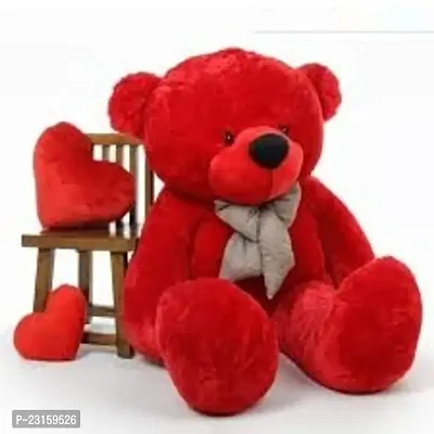 Teddy Bear 4 Feet Red Color-thumb0