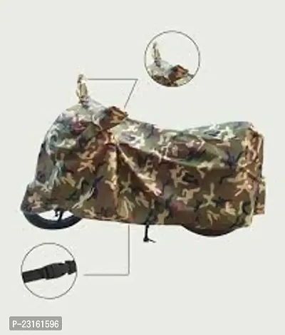 Waterproof Tested Size Bike Cover Bike Body Cover for Big Two Wheeler Bikes with Carry Bag  - Rubber Coated Inside