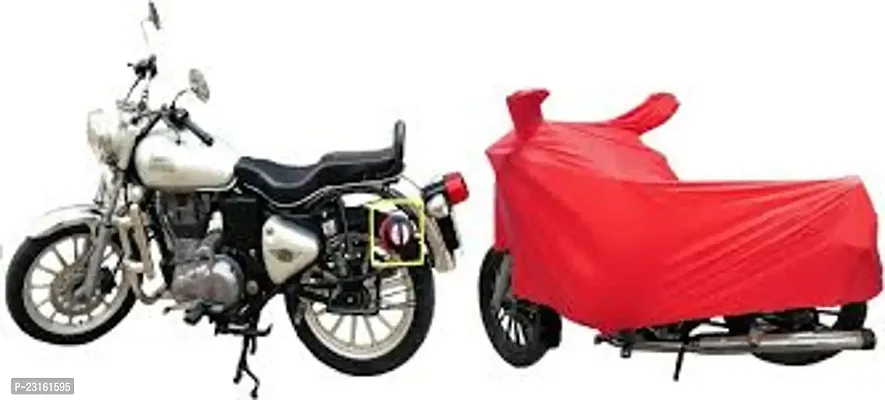 Waterproof Tested Size Bike Cover Bike Body Cover for Big Two Wheeler Bikes with Carry Bag  - Rubber Coated Inside