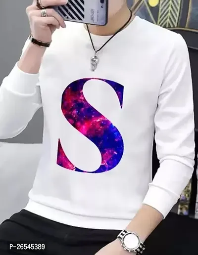 Reliable White Cotton Printed Round Neck Tees For Men-thumb0