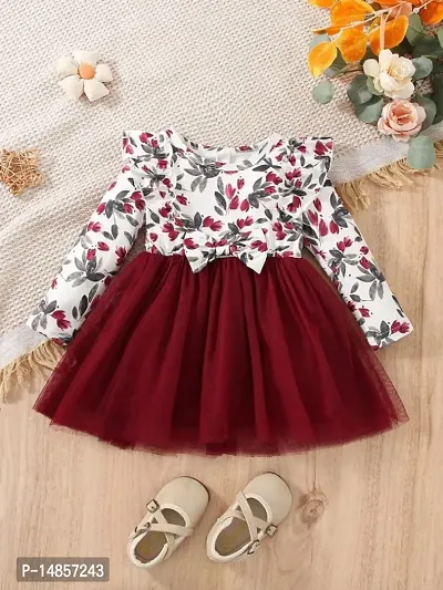 Classic Modal Printed Dresses for Kids Girls