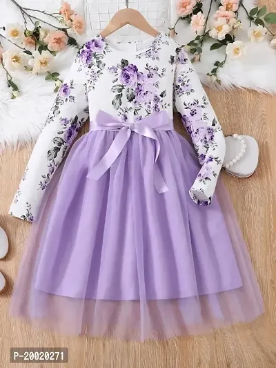 BUYTRY Purple Girl Frocks  Dress 2023