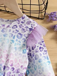 Classic Modal Printed Dresses for Kids Girls-thumb1