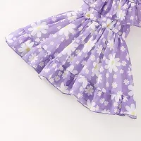 Classic Printed Dress for Kids Girls-thumb4