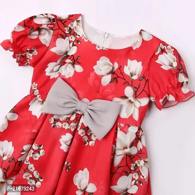 Classic Printed Dress for Kids Girls-thumb4