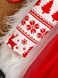 Beautiful Modal Printed Christmas Frocks Dress for Girls-thumb3
