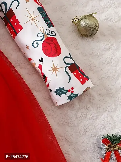 Beautiful Modal Printed Christmas Frocks Dress for Girls-thumb5