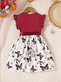 Classic Satin Dress for Kids Girls-thumb2