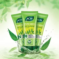 Joy Pure Neem Skin Purifying Gel Face Wash With Natural Ingredients, For All Skin Type (Pack of 3 X 100ml)-thumb2