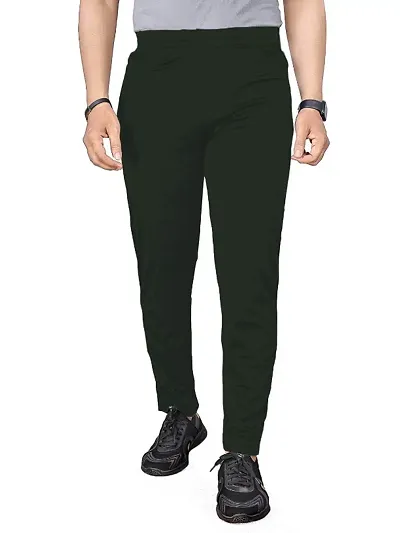 ALVINO Stretchable Men's Lycra Regular Fit Track Pants