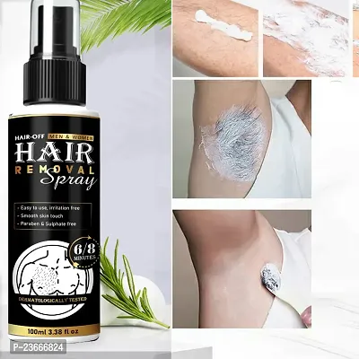 Hair Removal Cream Spray For Men Chest, Back, Legs, Under Arms and Intimate Area
