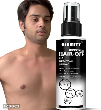 Hair Removal Cream Spray For Men Chest, Back, Legs, Under Arms and Intimate Area