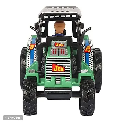 Tractor Small Size, Mix Color Indian Agricultural Land Farm Tractor Pull Back  Go Action | Toys for Kids | Return Gifts for Boys  Girls [ Colour May Vary 1 Pc ]-thumb2