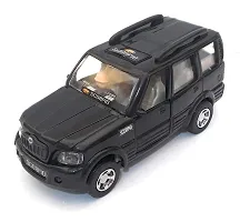 Black Color All Doors Openable Scorpio Pull Back Option Toy Car For Kids and Demonstration Vehicle for Institutes-thumb2
