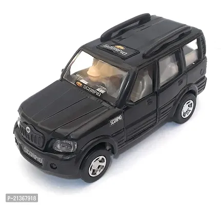 Black Color All Doors Openable Scorpio Pull Back Option Toy Car For Kids and Demonstration Vehicle for Institutes-thumb3
