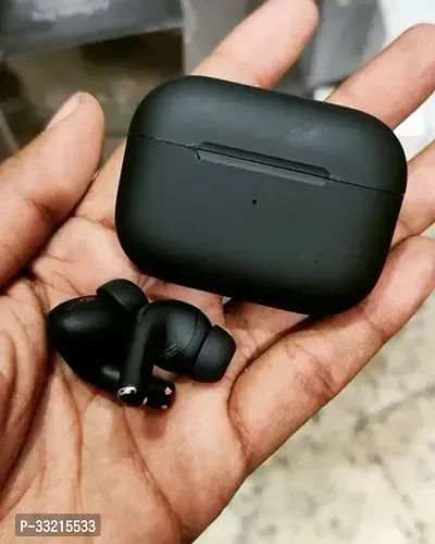 Black Airpod pro bluetooth headphone-thumb0