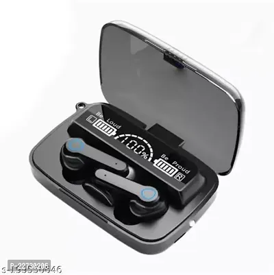 skyphr 19 Earbuds/TWs/buds with 3000 MAH Power Bank Upto 280 Hours Playback Bluetooth Gaming Headset  (Black, True Wireless)-thumb0