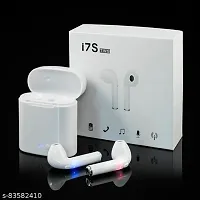 SKYPHR i7s TWS v5.0+EDR Bluetooth Headset with Smart Touch Control Bluetooth Headset with Mic (White, in The Ear)-thumb1