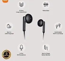 Buds Classic Wired in Ear Earphones with Mic (Black)-thumb1