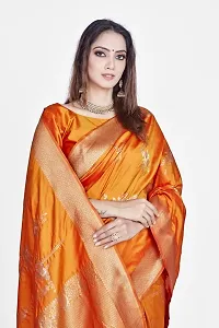 Beautiful  Art Silk  Jacquard Saree with Blouse Piece For Women-thumb2