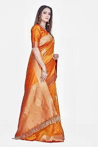 Beautiful  Art Silk  Jacquard Saree with Blouse Piece For Women-thumb4