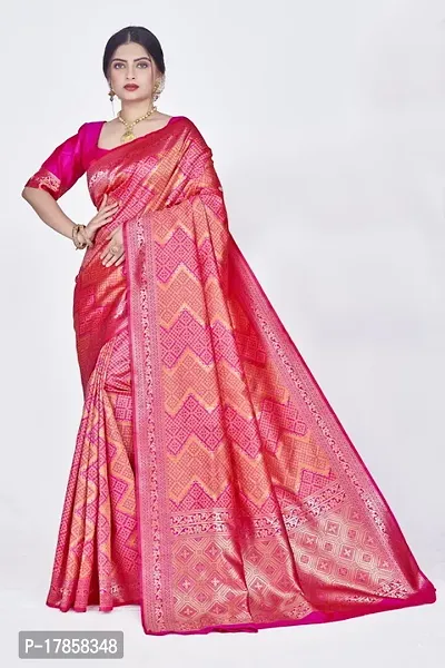 Beautiful  Polyester  Jacquard Saree with Blouse Piece For Women