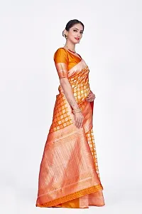 Stylish Stunning Parrot Design Banarasi Silk Zari Work Saree-thumb3