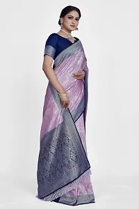 Beautiful  Art Silk  Jacquard Saree with Blouse Piece For Women-thumb3