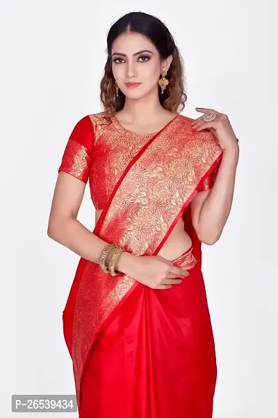 Stylish Classic Banarasi Silk Zari Saree-thumb5