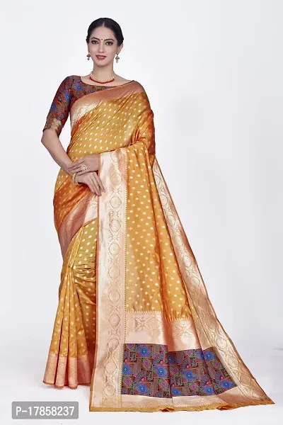 Beautiful  Art Silk  Jacquard Saree with Blouse Piece For Women